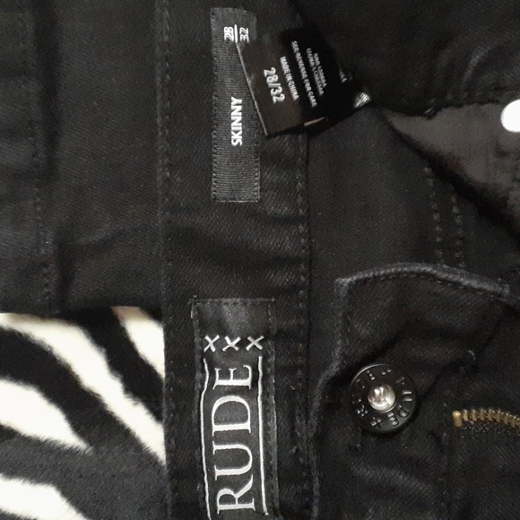 RUDE | Jeans | Rude Brand Black Skinny 